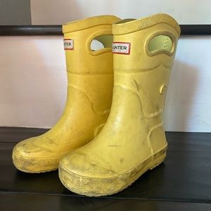 Hunter x Target rain boots for kids size a 7